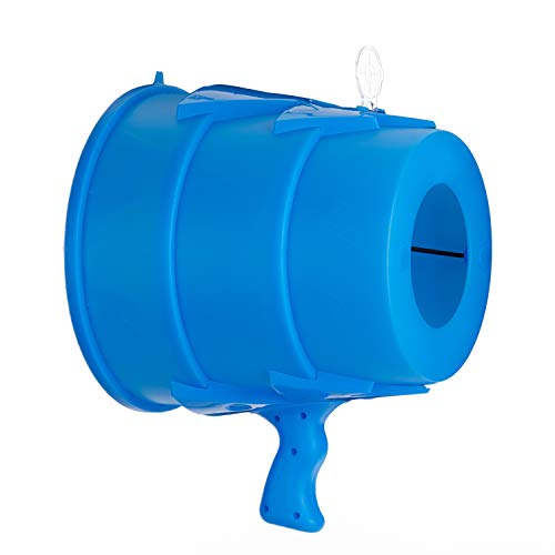 Airzooka Air Blaster- Blows 'Em Away - Air Toy for Adults and Children Ages 6 and Older - Blue